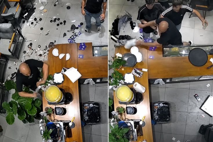 İstanbul'da gözü dönen saldırgan, kafeyi savaş alanına çevirdi
