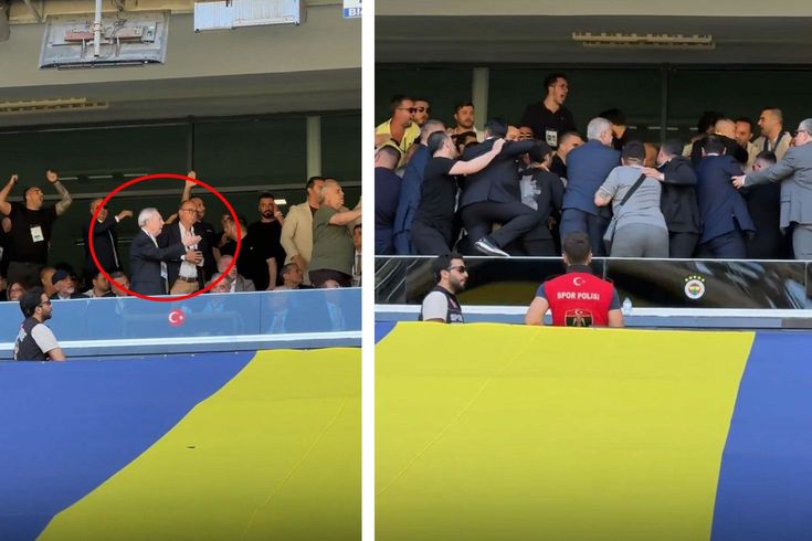 Fenerbahçe Genel Kurulu'nda kavga! Aziz Yıldırım koltuğundan kalkıp müdahale etti