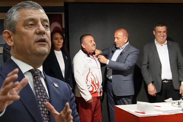 Gürsel Tekin, CHP'ye geri dönen partililere rozet taktı