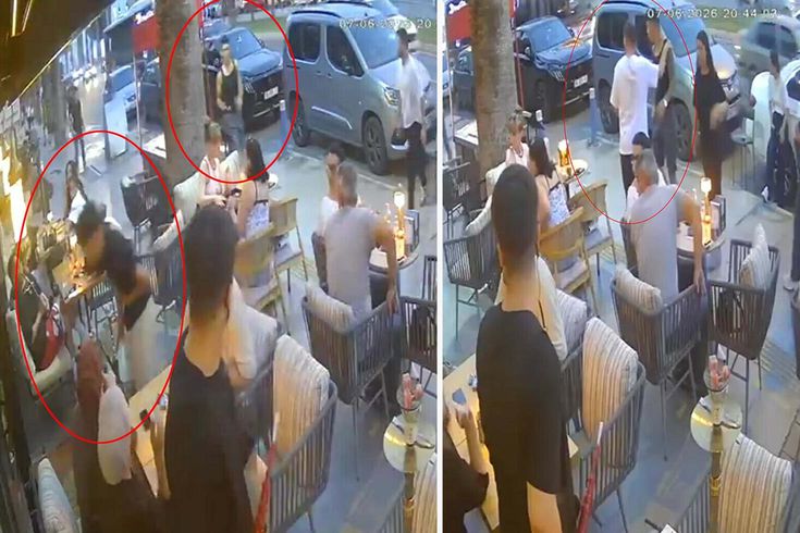 Ortaokul öğrencisi kavgada öldürüldü; bıçaklandıktan sonra kafeye sığındığı anlar kamerada