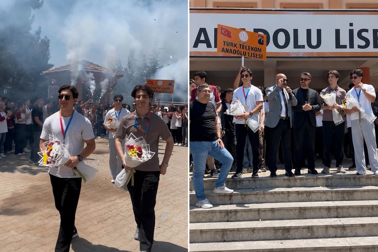 ABD'den çifte ödüller dönene gençlere memleketlerinde şampiyonlara yakışır karşılama