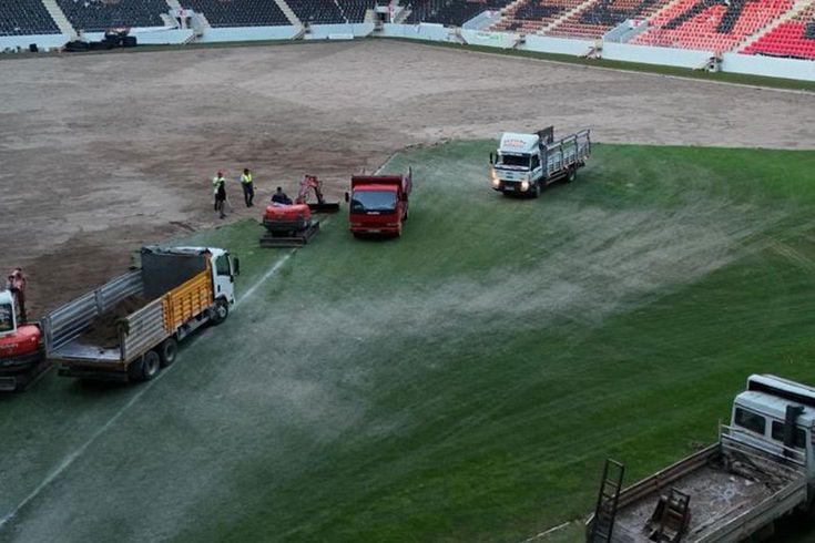 Süper Lig'in yeni stadı, sezona hazırlanıyor