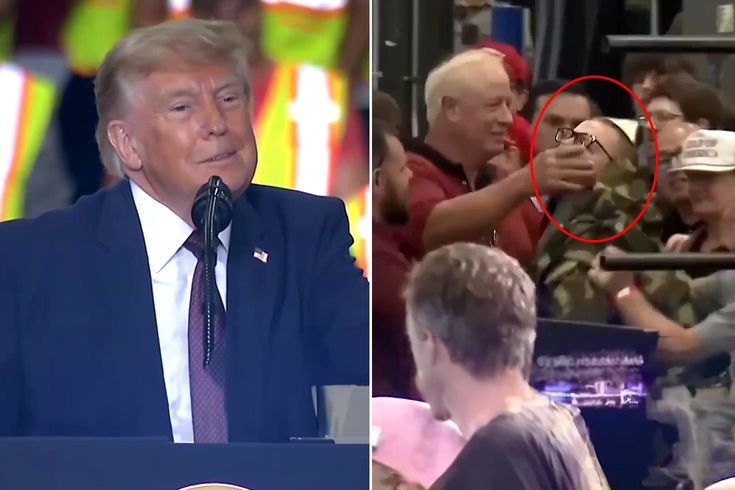 Trump'a Pedofil şoku! Destekçilerinin önünde protesto edildi