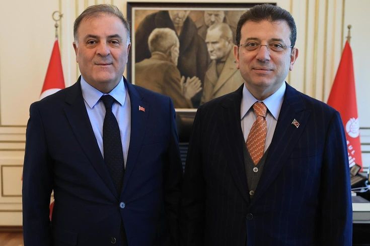 İBB Başkanvekili Nuri Arslan'dan Tevfik Göksu'ya ziyaret