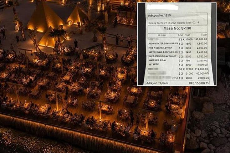 870 bin TL’lik hesap olay oldu, işletme sessizliğini bozdu