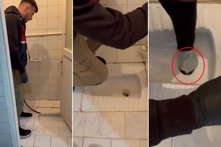 Çapkanlar operasyonundan çarpıcı görüntü! Uyuşturucuyu tuvalete atmışlar