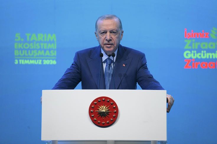Cumhurbaşkanı Erdoğan: Kadın ve genç çiftçi kredi limitini 5 milyon liraya çıkarıyoruz