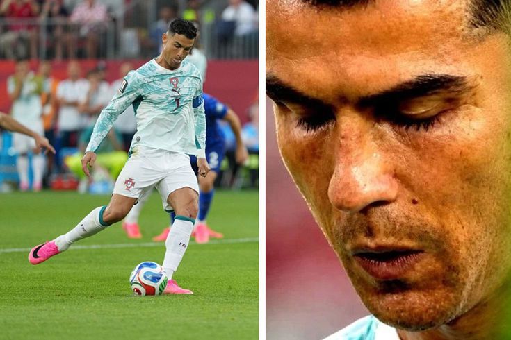 Cristiano Ronaldo'nun penaltı kullandığı anda ağzından çıkan kelimeye dikkat