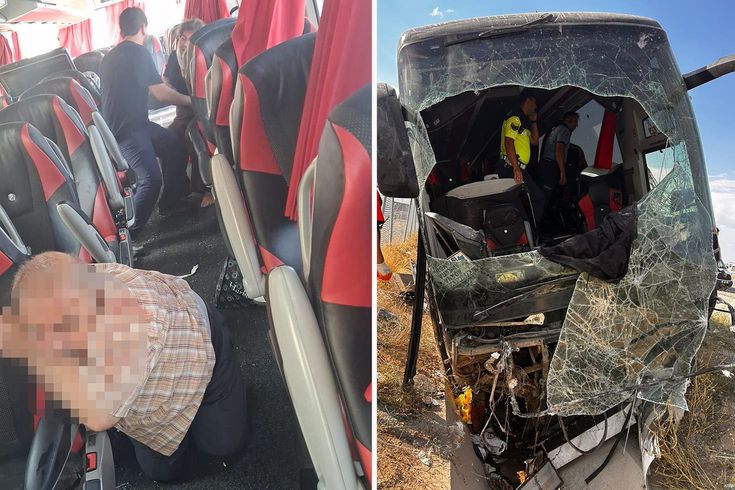 Ankara-Niğde otoyolunda otobüs devrildi: 40 yaralı