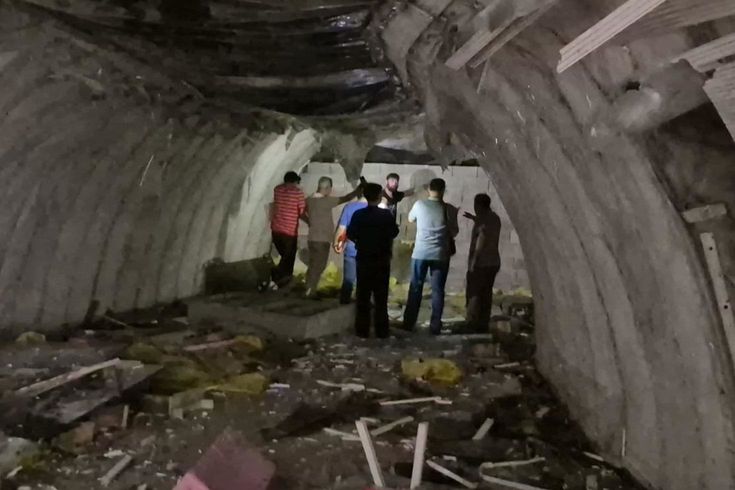 Yıkılan işhanının altından 2'nci Dünya Savaşı'ndan kalma sığınak çıktı
