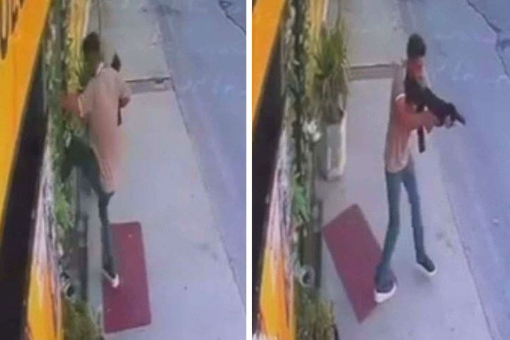 Sevgilisinin çalıştığı eğlence mekanı önünde pompalı tüfekle ateş rastgele ateş açtı