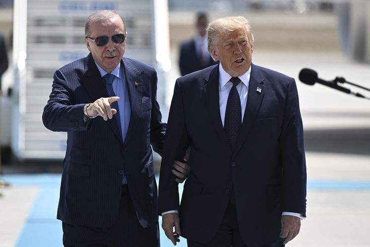 ABD Başkanı Donald Trump Ankara'da! Cumhurbaşkanı Erdoğan karşıladı, işte ilk görüntüler