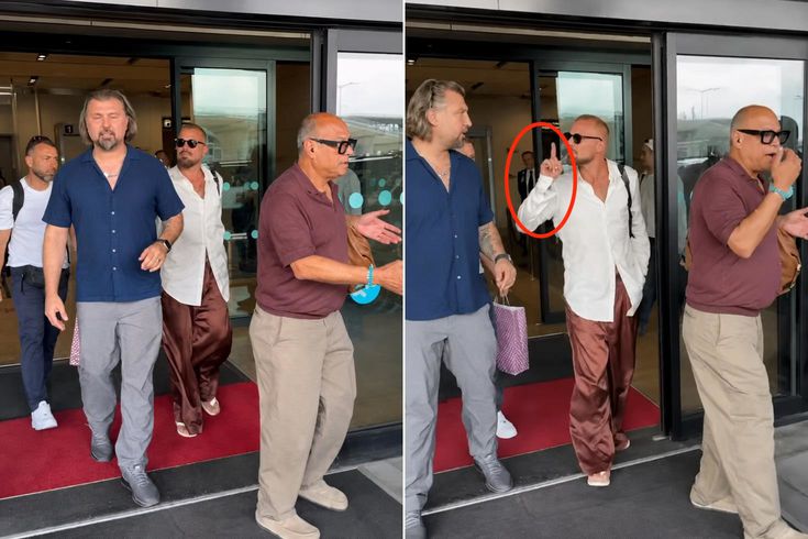 İstanbul'a gelen Ricky Martin, basınla arasına giren korumasını sakinleştirdi