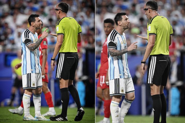 Messi, Portekizli hakeme ayar verdi: Benimle saygılı konuş
