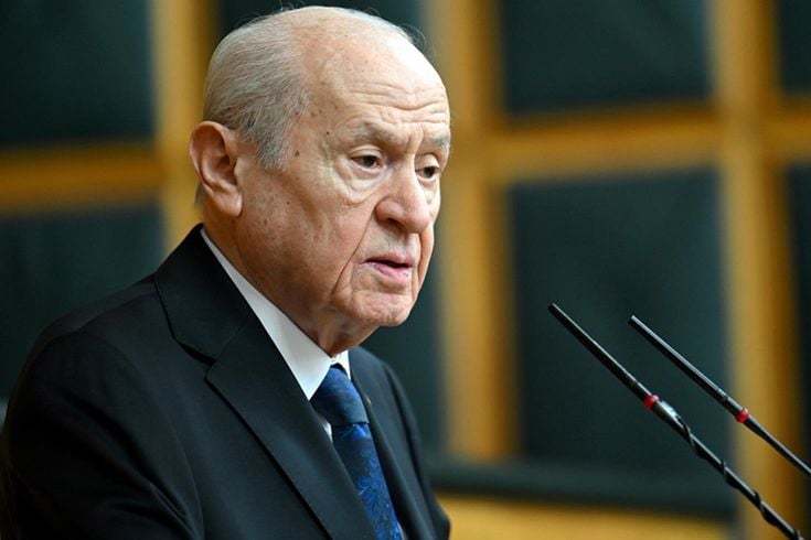 Bahçeli, futbolcu Merih Demiral'ı kabul etti