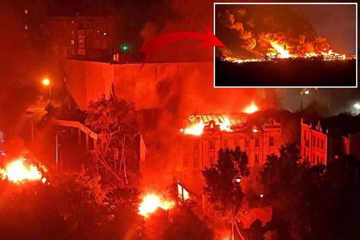 Rusya başkent Kiev'i 41 füze ve 125 İHA ile vurdu