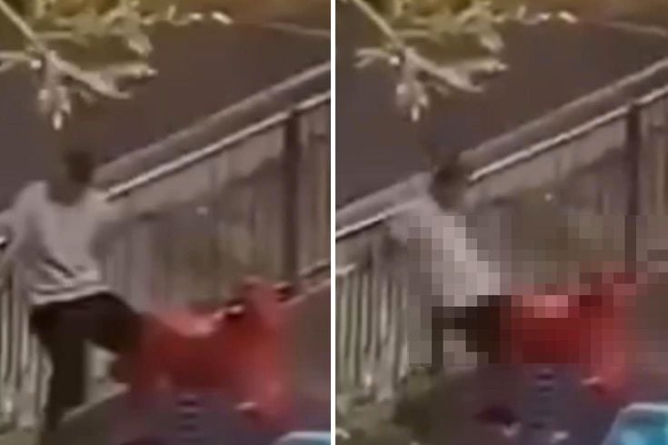 Çocuk parkında sergilenen akılalmaz rezalet sosyal medyada tepki yağmuruna tutuldu