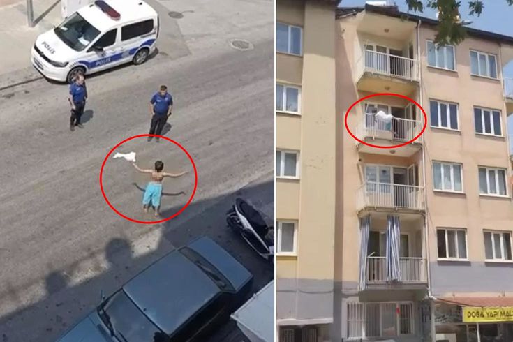 Yarı çıplak halde sokağa çıktı, ikna edildikten sonra canına kıydı