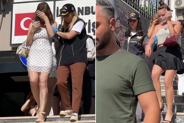 Turist olarak geldiler, gece kulübünde yakalandılar