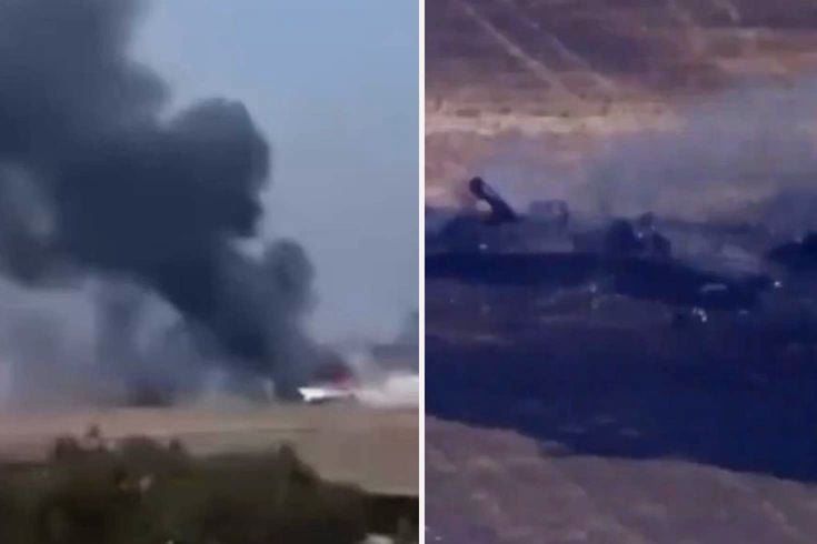 ABD'ye ait F-35 savaş uçağı, askeri üste düştü