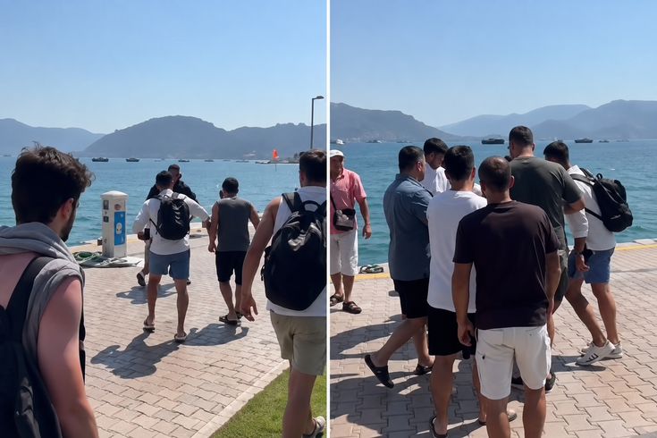 Marmaris’te tur teknesi kaptanı müşterisine bıçakla saldırdı: Facia son anda önlendi
