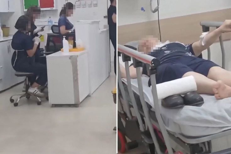 Hastanede çekilen görüntü büyük tartışma yarattı