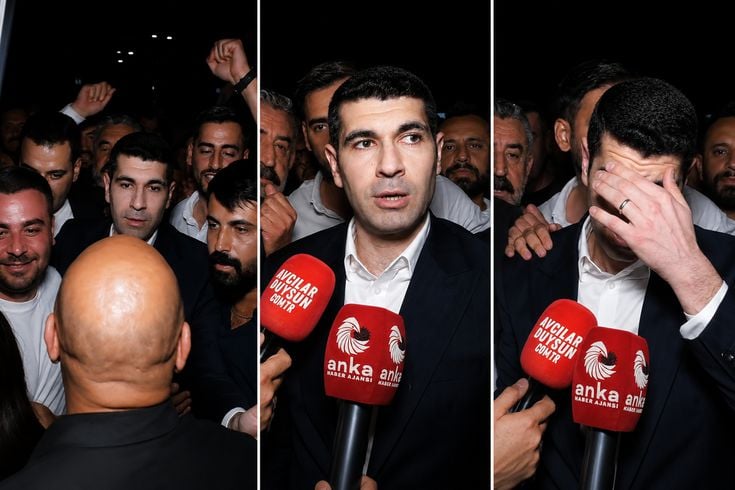 14 ay sonra tahliye edilen Utku Caner Çaykara’yı cezaevi kapısında coşkulu kalabalık karşıladı