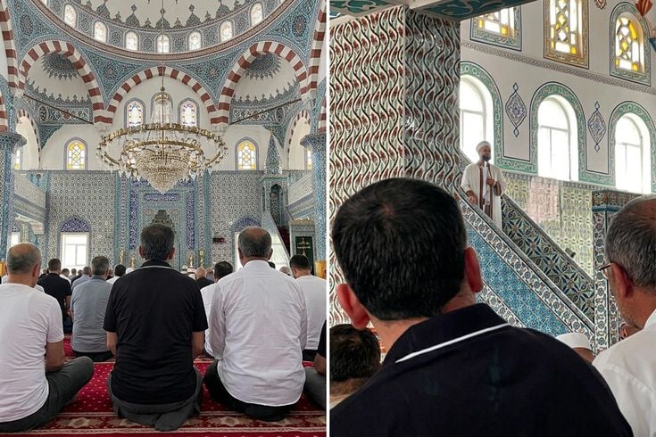 Camide hutbe dinlemeyen cemaate imamdan sert tepki: Böyle devam ederseniz ineceğim