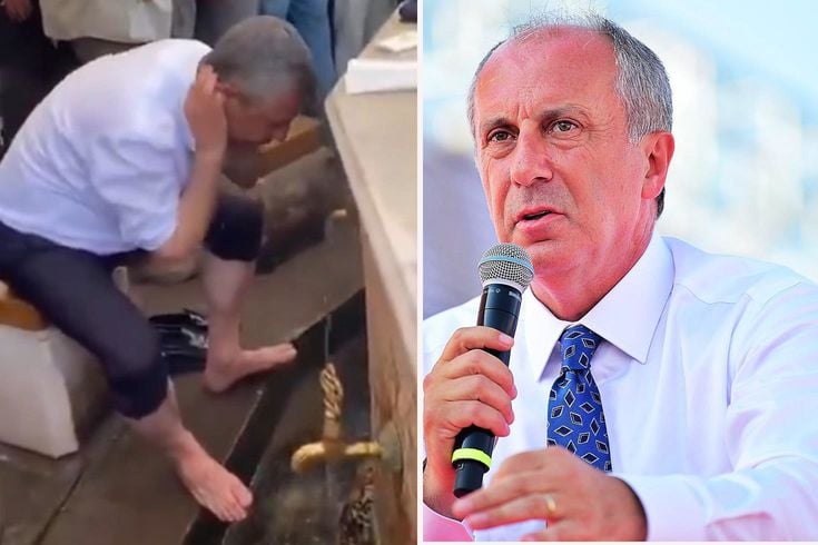 Özgür Özel'in abdest görüntülerine Muharrem İnce'den olay yorum