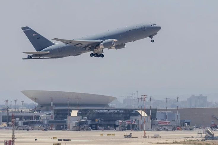 ABD Hava Kuvvetleri, Ben Gurion Havaalanı'ndan yakıt ikmal uçaklarını çekmeye başladı