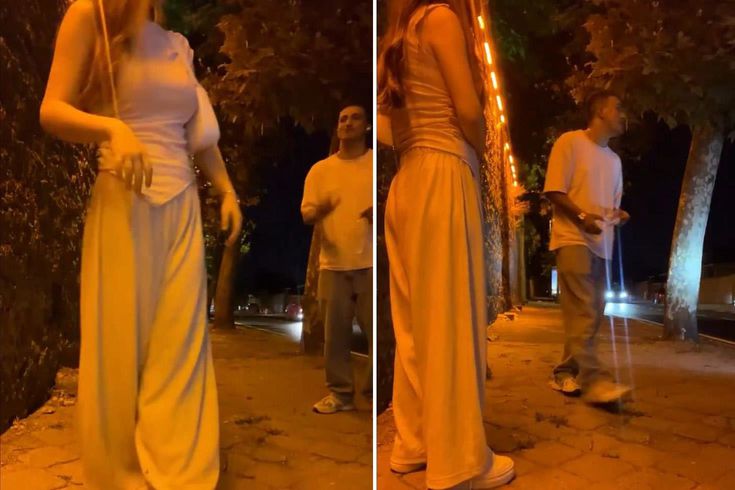 Sokakta video çekerken sivil polise yakalandılar: Karım benim
