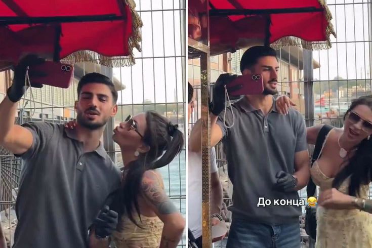 Yakışıklı mısırcıyı kızdıran öpücük