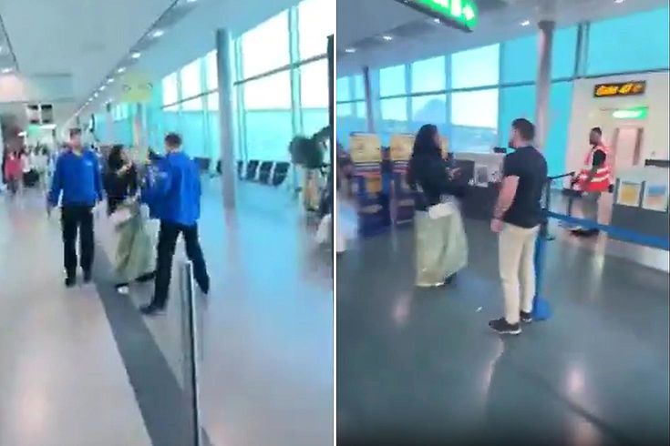 Uçağı kaçırınca kalkışı engellemeye çalışan yolcu gözaltına alındı