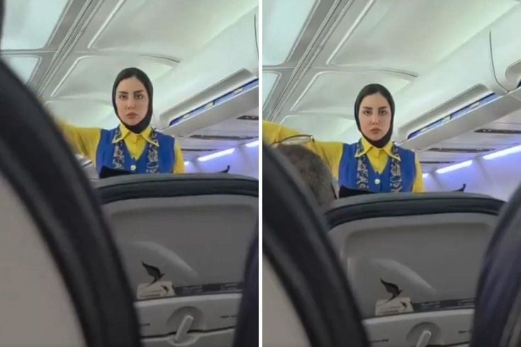 Çekmeyin dedi, dinletemedi! Kadın hostesin kendisini çeken yolculara tepkisi viral oldu!