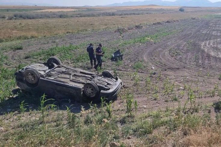 Kayseri'de takla atan otomobilde 2 kişi hayatını kaybetti
