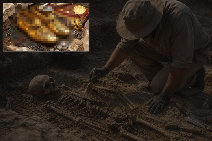 1500 yıl önce ölen genç kadının mezarından çıkana bakın