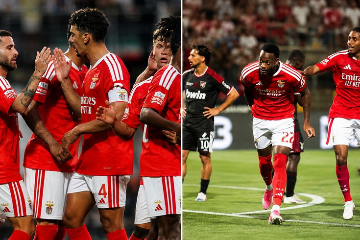 Süper Lig'in eski yıldızları şov yaptı! Benfica'dan tarihi fark