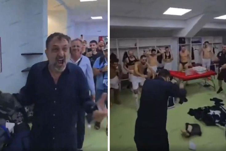 Kulüp başkanı çıldırdı! Para dolu çantayı futbolcuların önüne saçtı