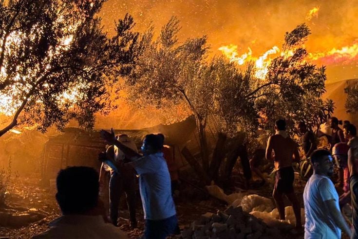 Muğla'nın Fethiye ilçesinde orman yangını