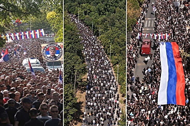 Bosna Kasabı’nı askeri törenle defnettiler! Binlerce kişi cenazesinde toplandı