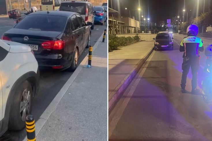 Geçemeyince hepsini kayda alıp polise gitti! Engelli vatandaşın ihbarı 55 araca ceza yağdırdı