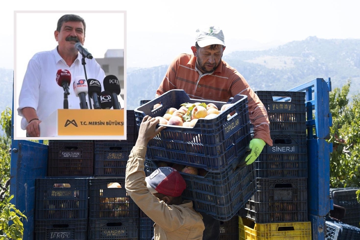 Şeftali fiyatı dip yaptı, belediye başkanı “Gerekirse dereye dökün” dedi