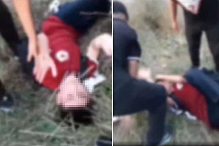 Arnavutköy'de 12 yaşındaki çocuğu boş arazide darbettiler