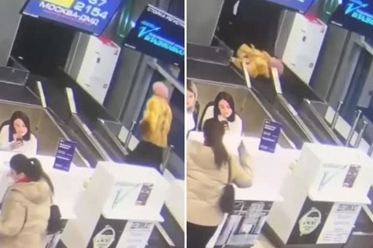 Havalimanında akılalmaz olay: Bagaj bandını yürüyen yol sanınca olanlar oldu