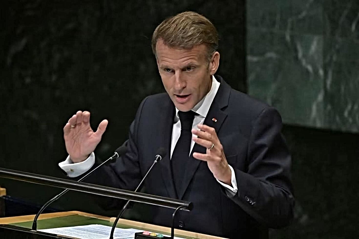 Macron’dan BM kürsüsünde Gazze çıkışı: Hepimiz utanmalıyız