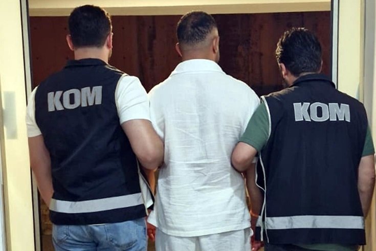 Marmaris'te Rusya'nın aradığı organize suç örgütü üyesi yakalandı