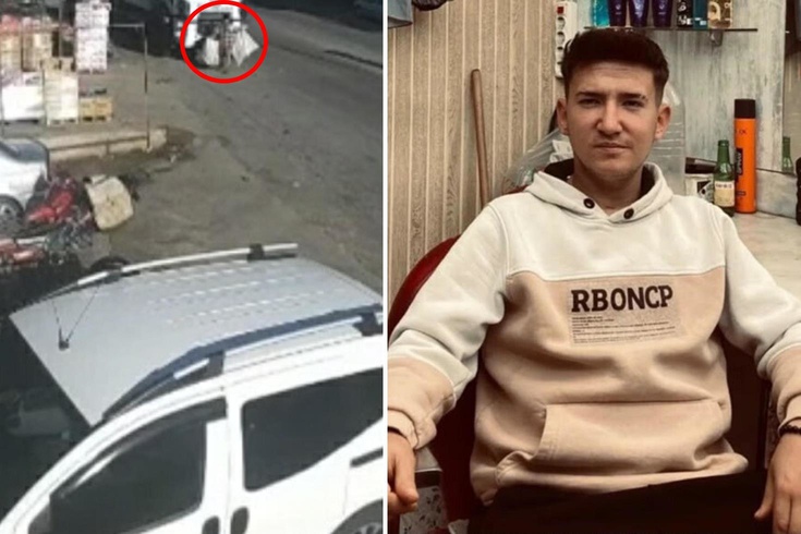 Çöp kamyonunun altında kalan 20 yaşındaki gencin acı sonu! Korkunç kaza kamerada