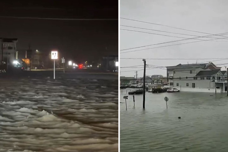 New Jersey'de sel yolları ve evleri vurdu, 70 binden fazla hane elektriksiz kaldı