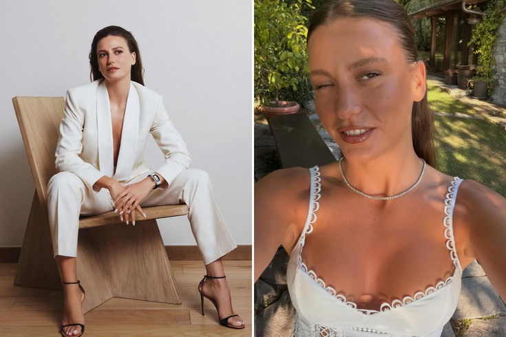 Serenay Sarıkaya Paris’te podyumda: Altın ışıltısıyla göz kamaştırdı