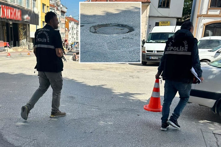Firma kıyafeti giyip iş makinesiyle yer altındaki 1 milyon TL'lik kabloları çaldılar